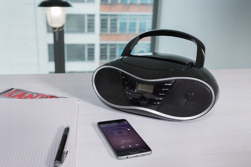 RADIO BOOMBOX ODTWARZACZ GOGEN USB CD MP3 AUX FM Marka GoGEN