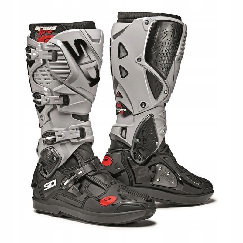 Motocyklové topánky Sidi Crossfire 3 Srs Black/ash čierna šedá Darčeky
