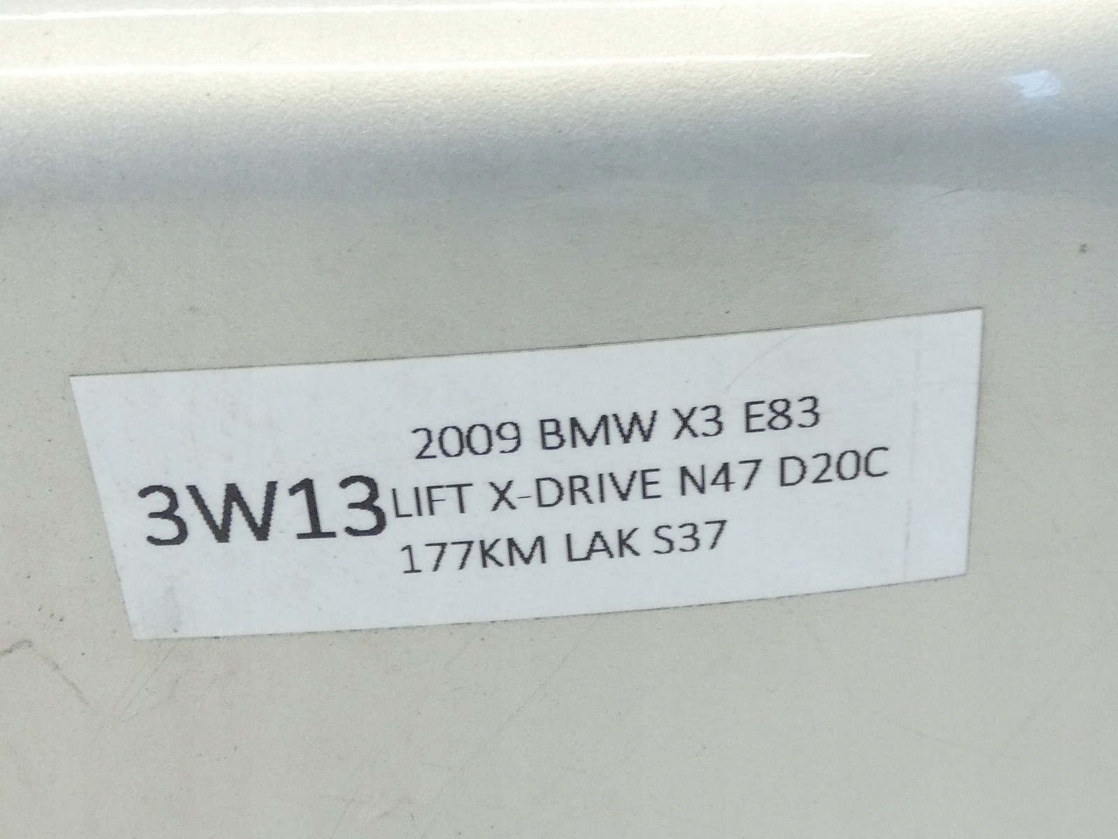 bumper rear part TYLNI BMW X3 E83 LIFT m-packet MONDSTEIN METALLIC
