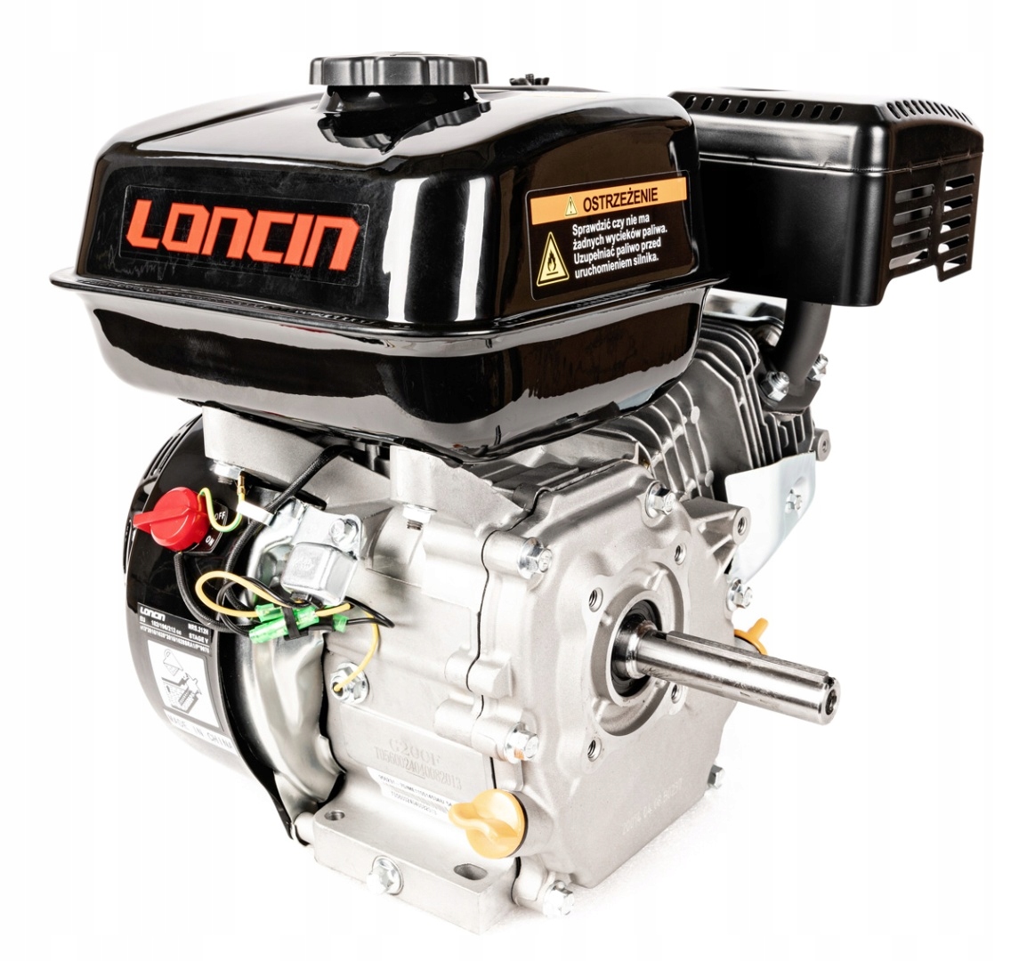 Motor Loncin G200F-ZM horizontální hřídel 19,05 mm 85 mm 5,57 koní 196 cm3 A35