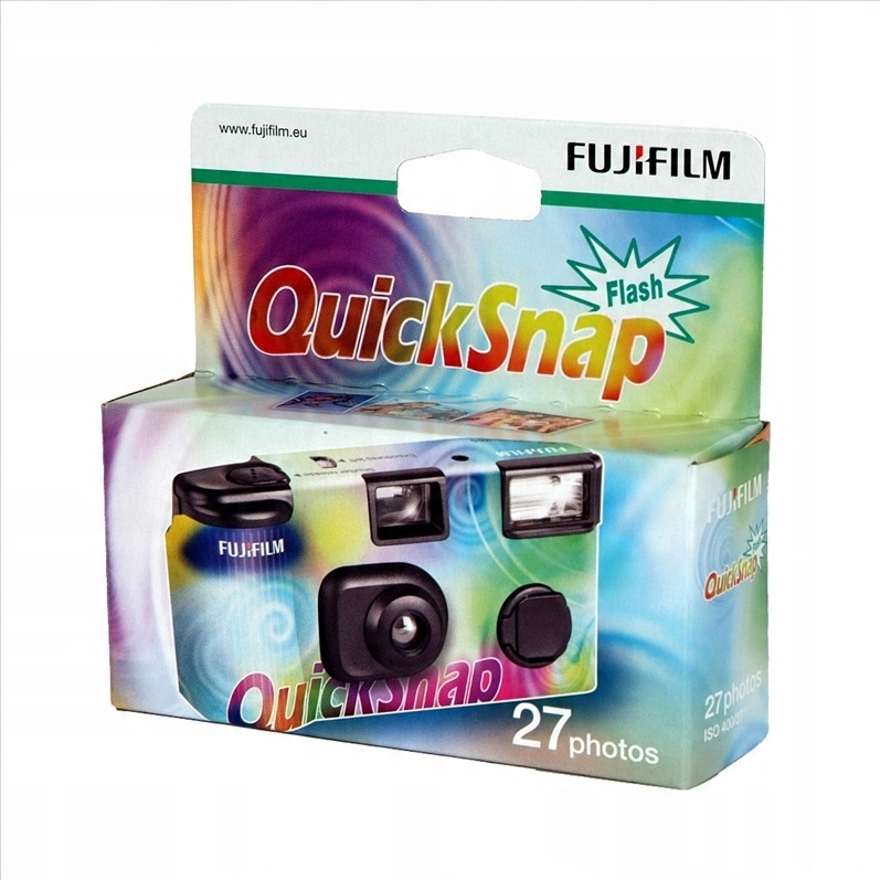 

Aparat Fuji QuickSnap Jednorazowy Czarny