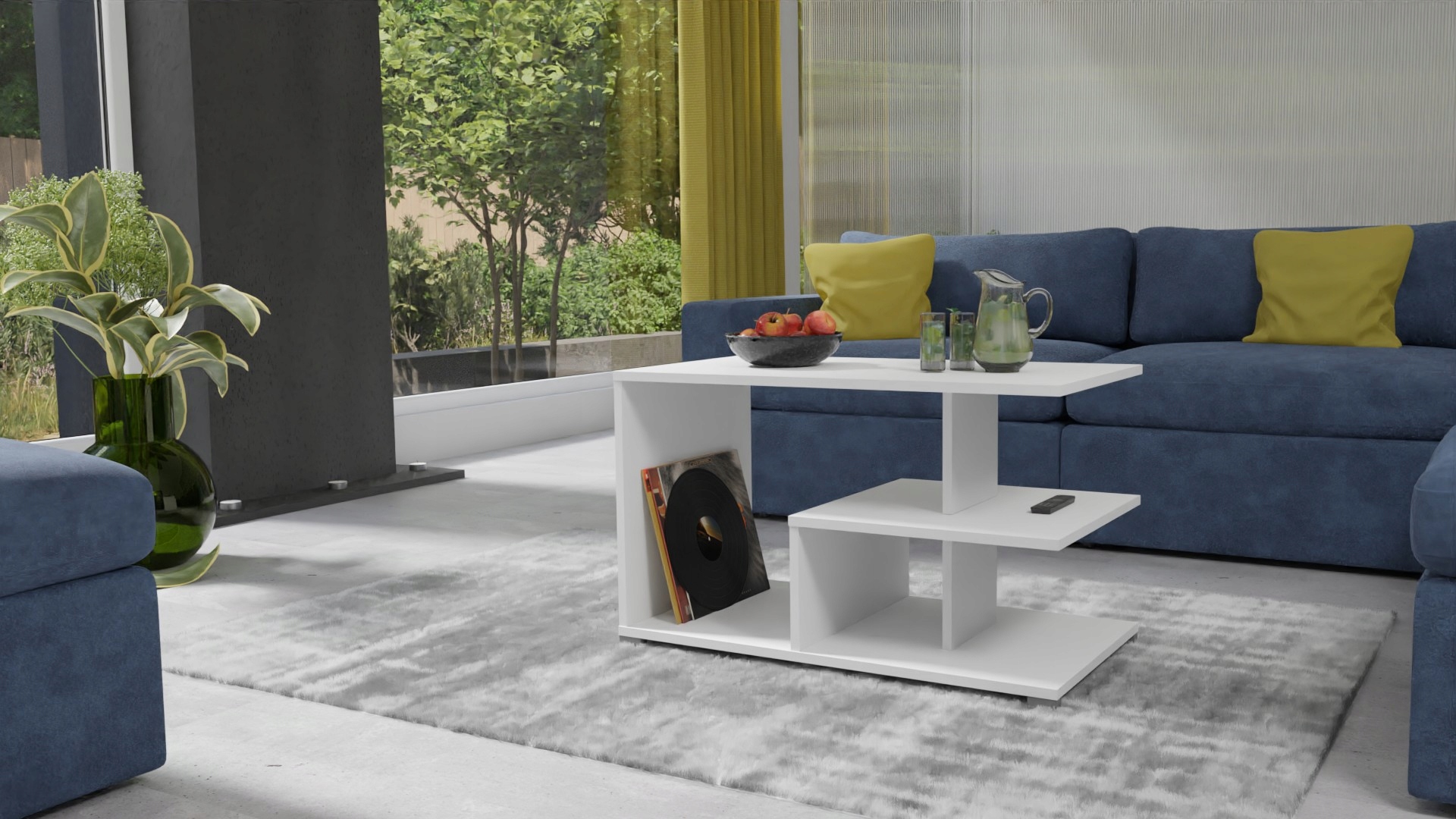 STOLIK KAWOWY ŁAWA TEXAS BIAŁA PŁYTA 18 mm Kolekcja TEXAS