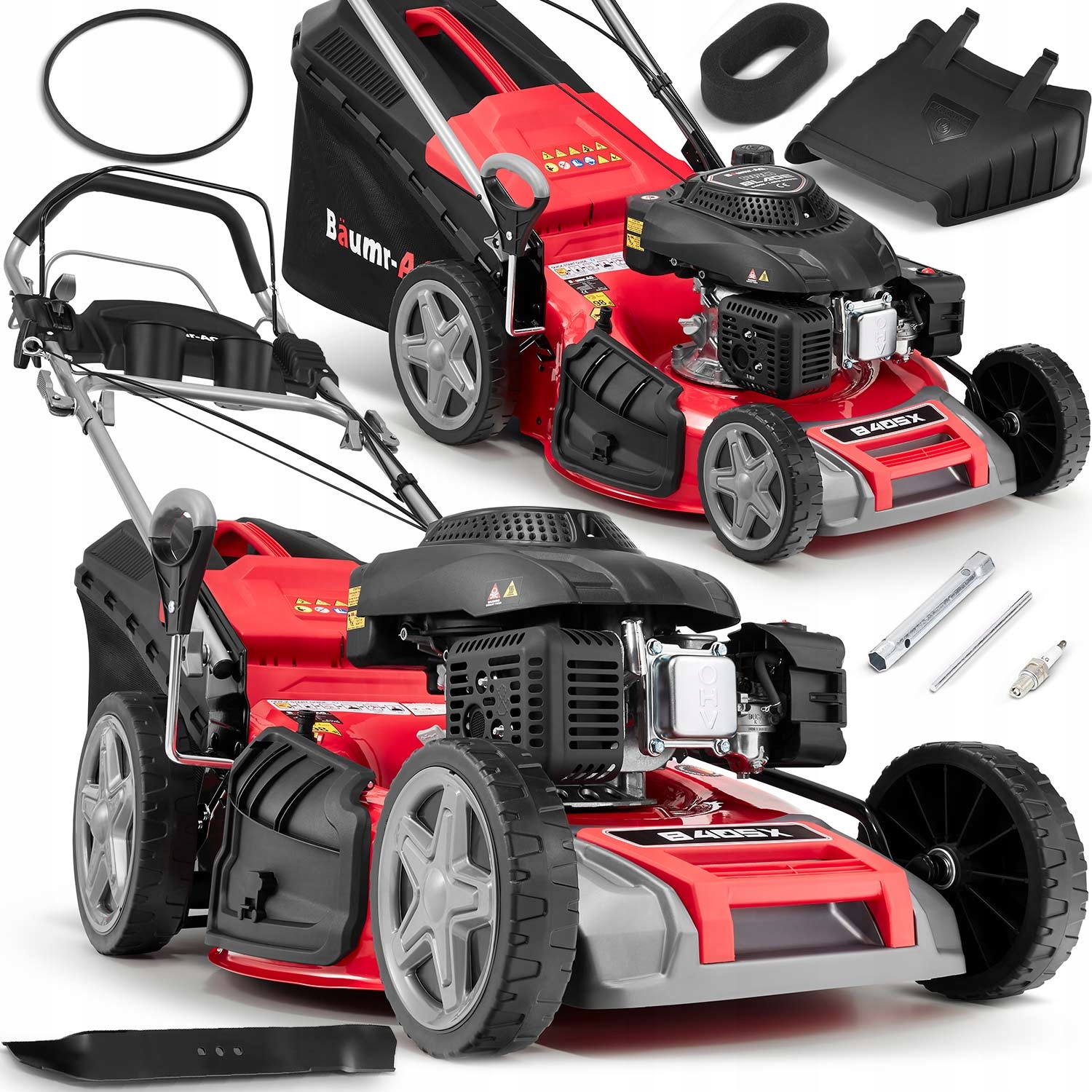 Pojízdná benzínová sekačka na trávy s pohonem Baumr-ag 840SX 51 cm Ducar 5 Km