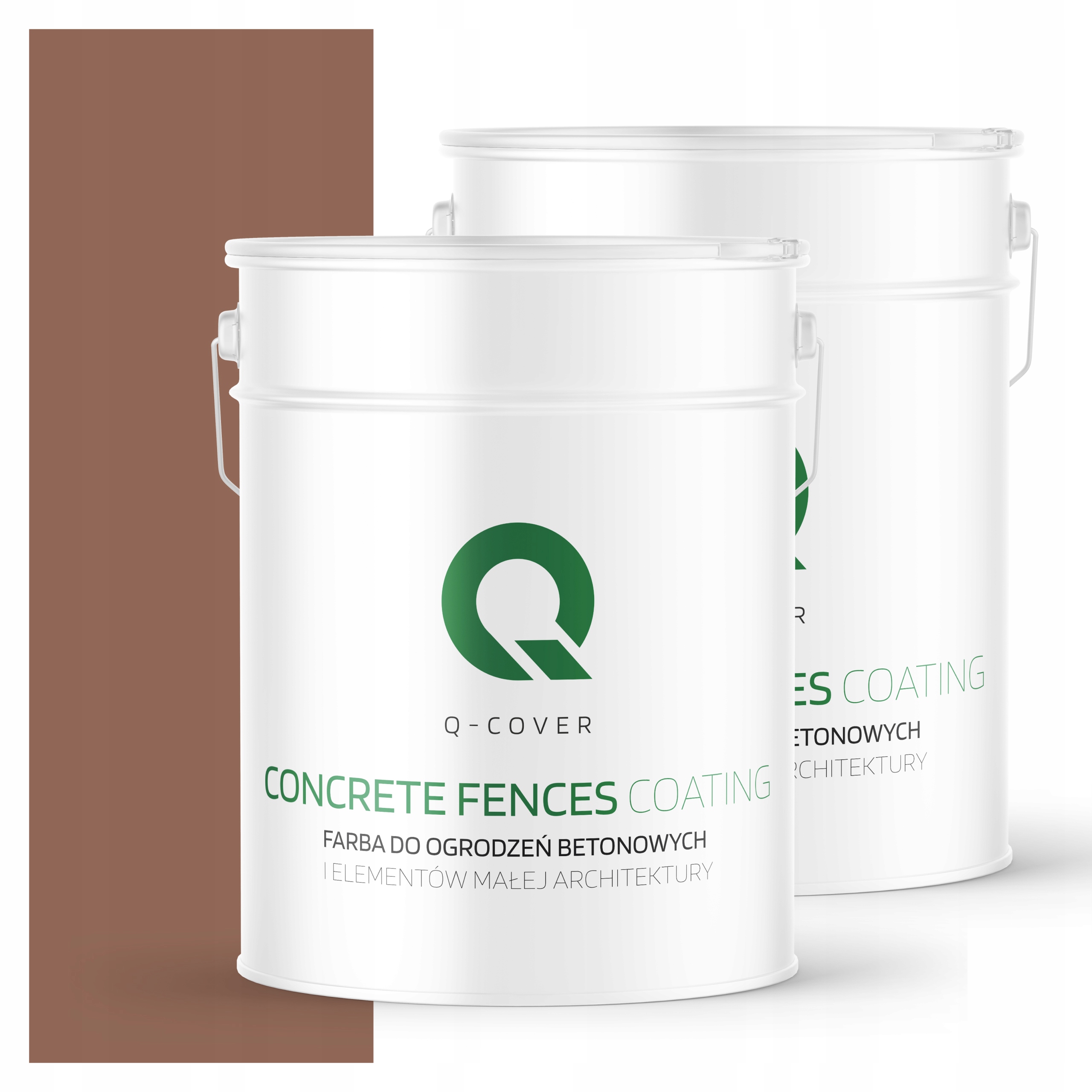Farba Na Maľovanie Plotov A Betónových Kvetináčov Farba Hnedá 10 L