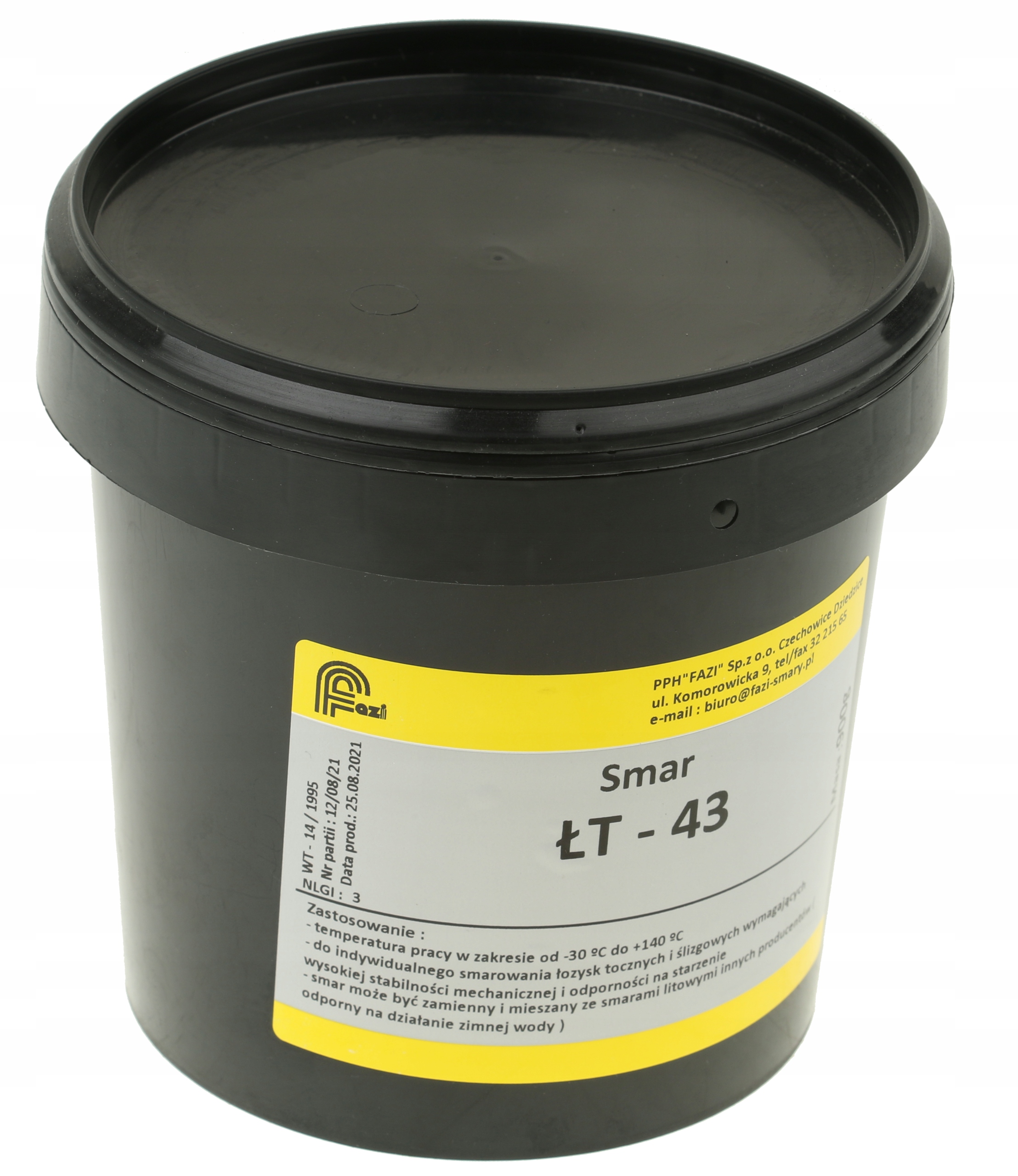 

Smar Uniwersalny Łożyskowy Liten ŁT-43 900G Towot