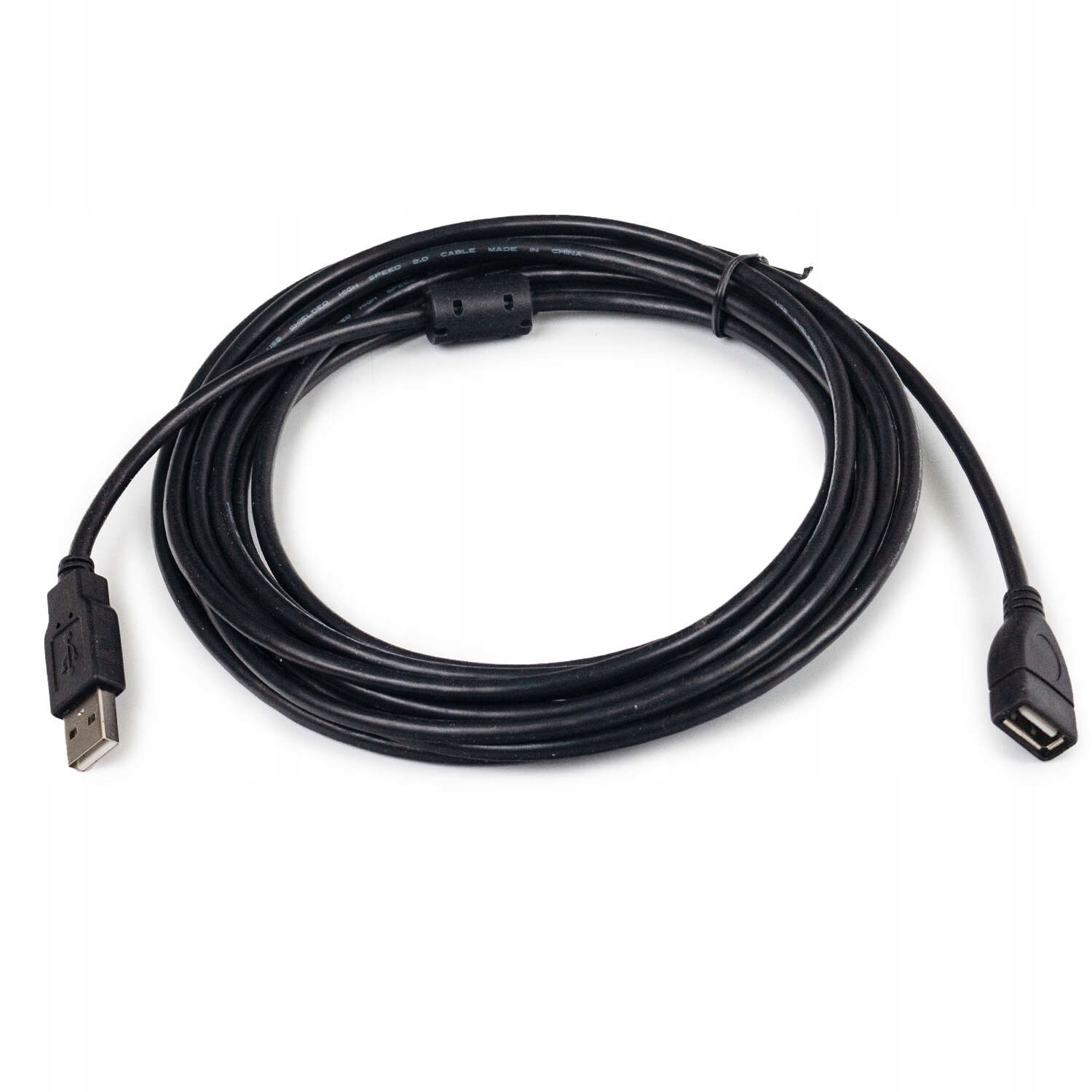 Przedłużacz USB PC MAX Prędkość Transferu do 480Mbps 5m Czarny