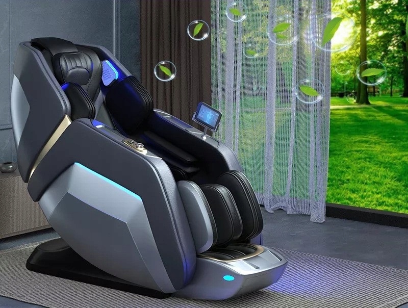 Fotel masujący do masażu 4D S+L Nowoczesny ZERO GRAVITY Body Scan Premium Model Krzesło masujące masażer ciała ZERO GRAVITY MAX-D6