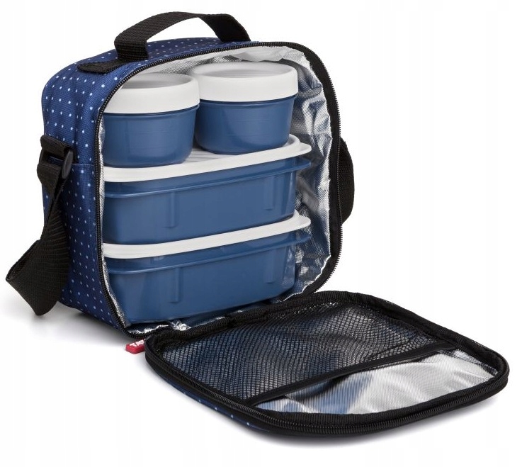 

LunchBox Torba Termiczna 4 pojemniki Śniadaniówka