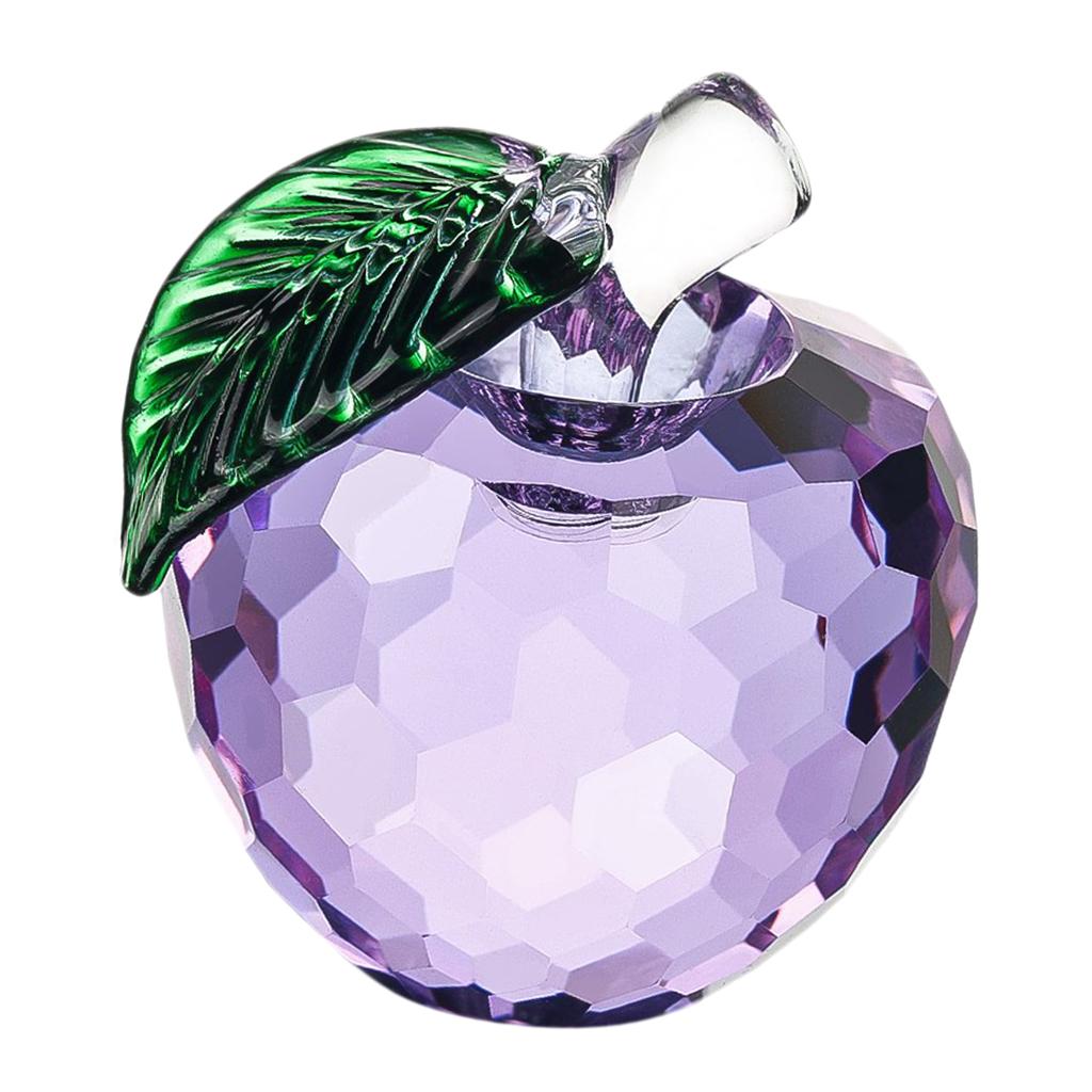 kolorowe jabłka z kryształu,odcienie fioletowego Kolor odcienie fioletowego