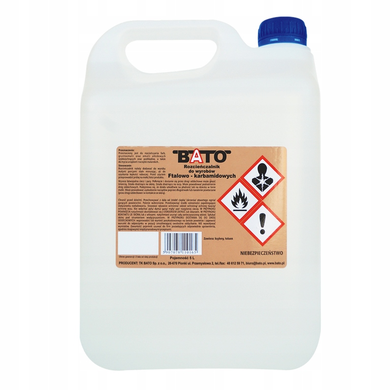 ROZCIEŃCZALNIK FTALOWO-KARBAMIDOWY ROZPUSZCZALNIK BATO 5L