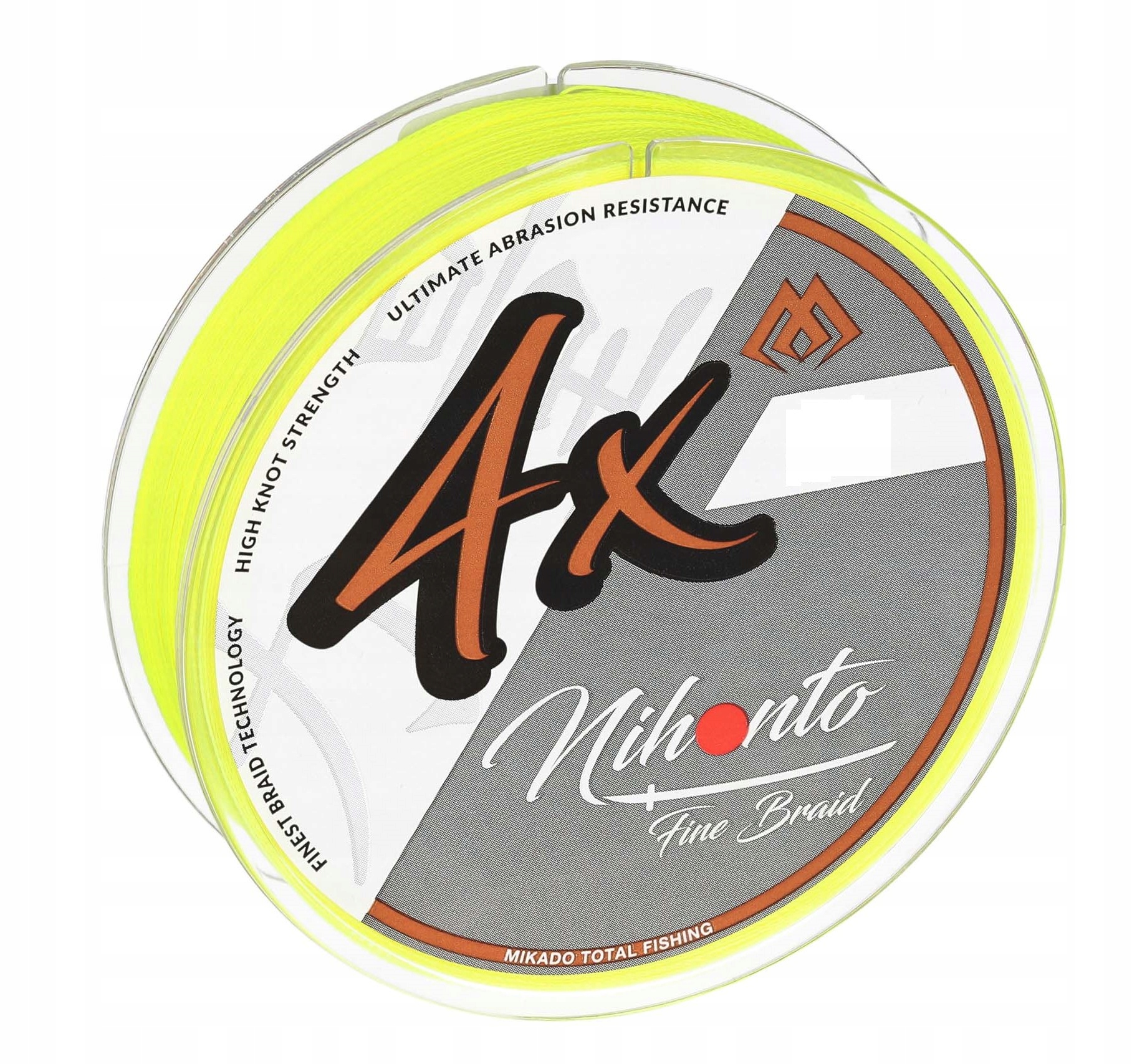 Plecionka Nihonto Fine Braid Mikado Fluo Żółta 0,18mm 150m