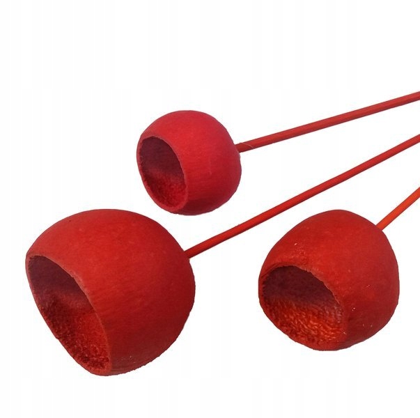 

Bell Cup Czerwony 3 szt. susz egzotyczny dekoracje