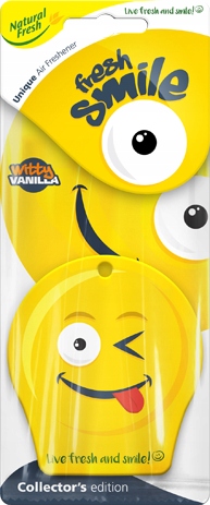 

Zapach do samochodu zawieszka Wanilia Fresh Smile