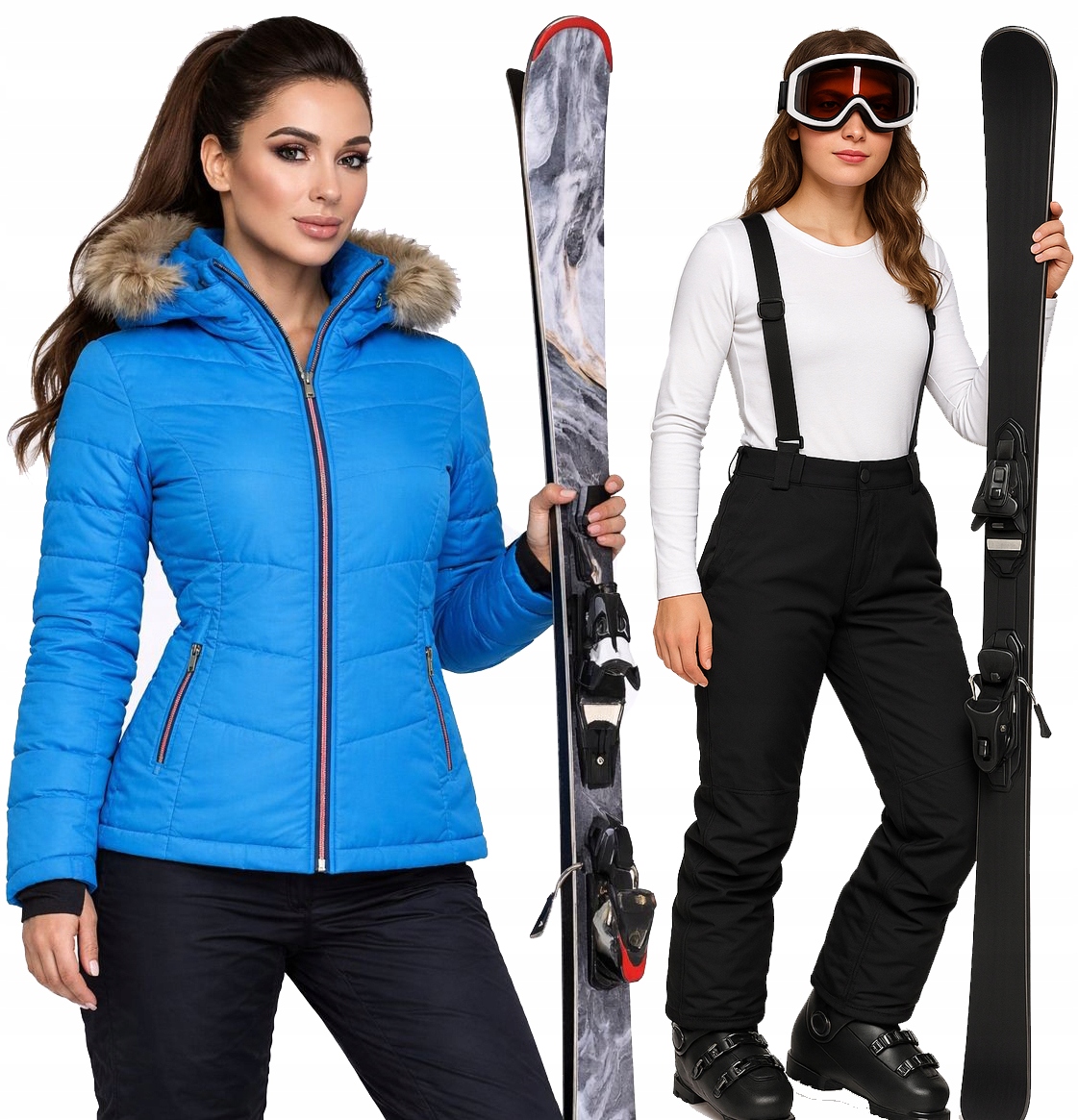 Kombinezon Narciarski Snowboardowy Damski Kurtka Spodnie Membrana roz. S