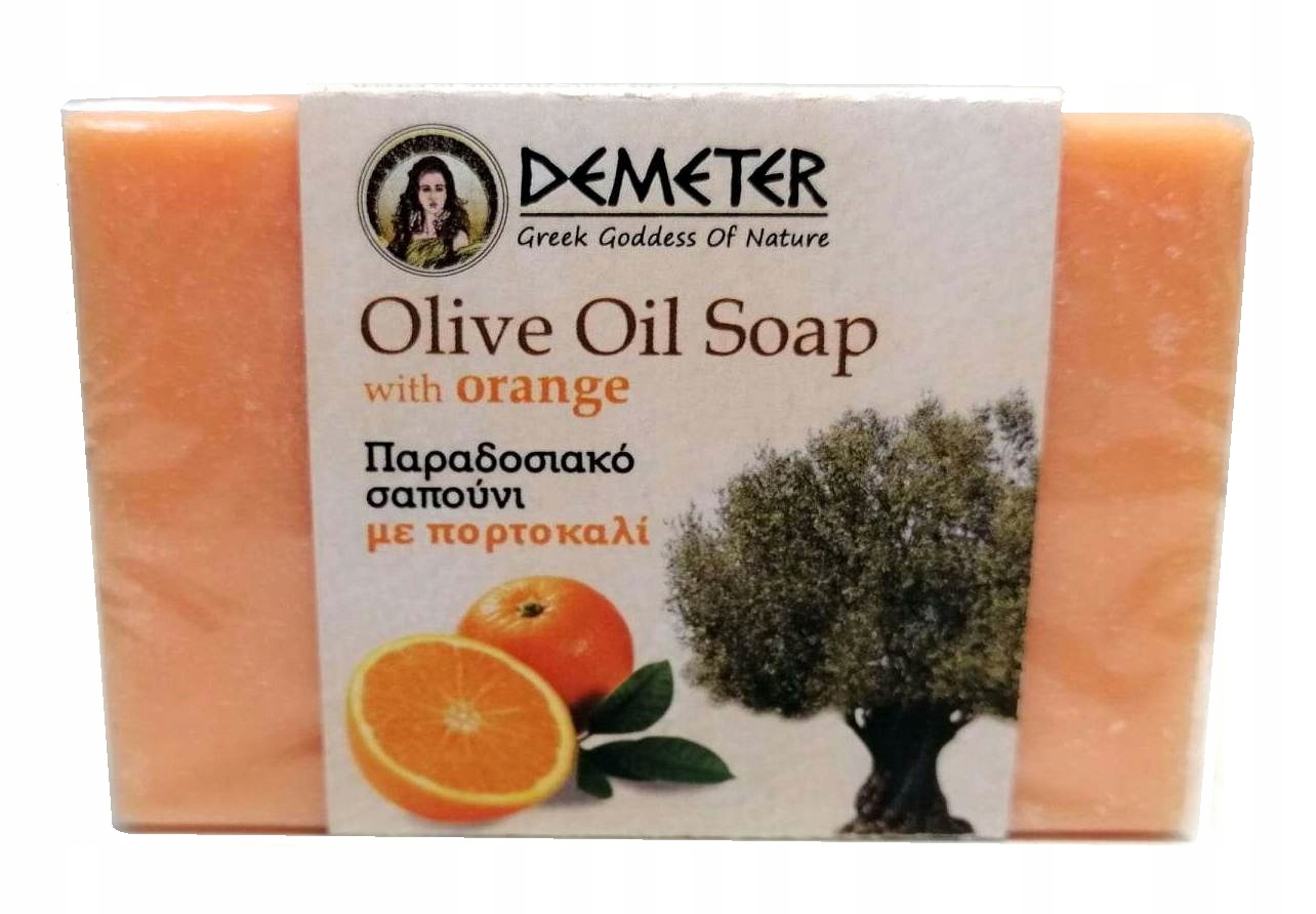 

Naturalne mydło greckie oliwa 100g pomarańcza
