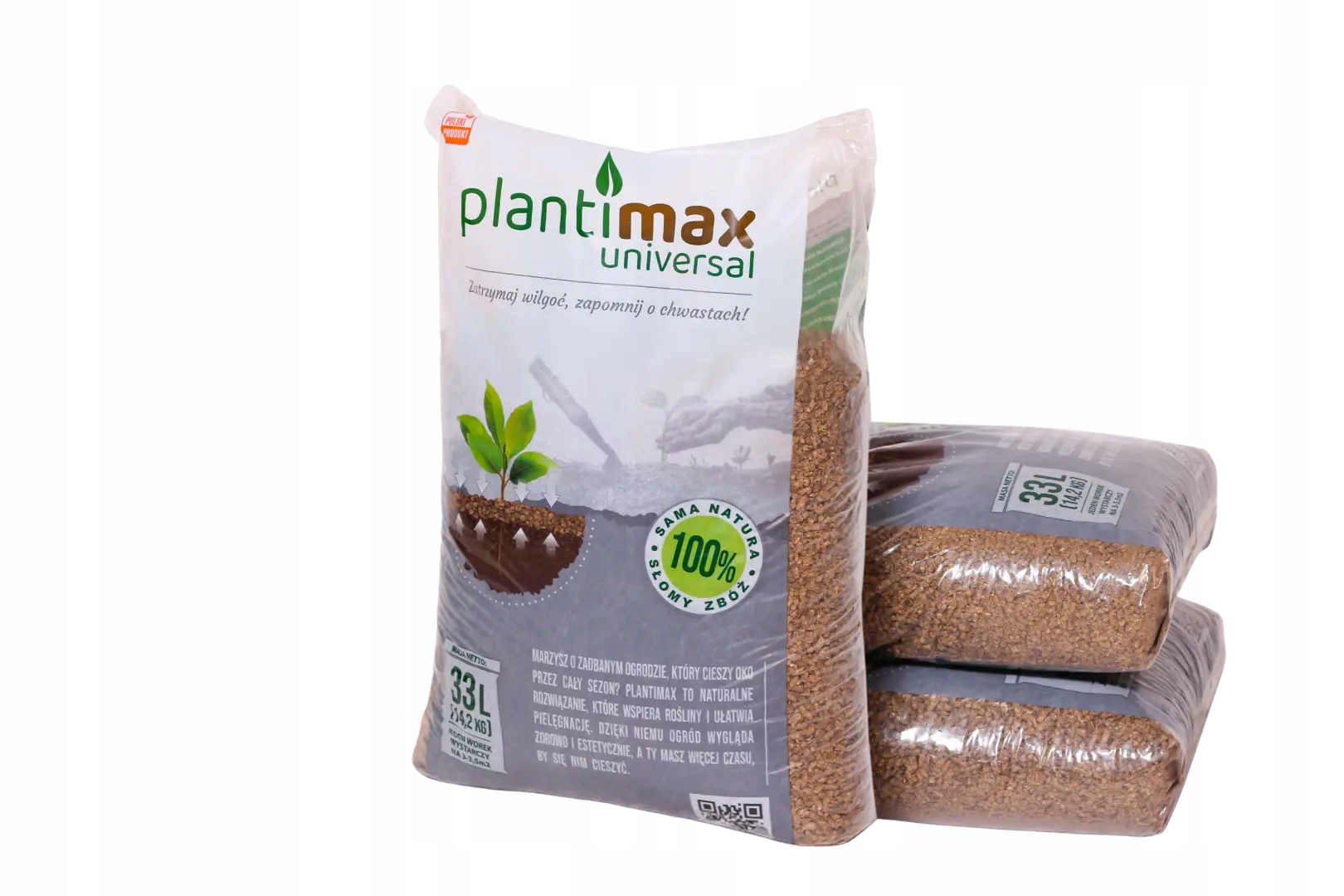 Plantimax Universal 2 worki 66L, podłoże ogrodnicze, ściółka ogrodnicza