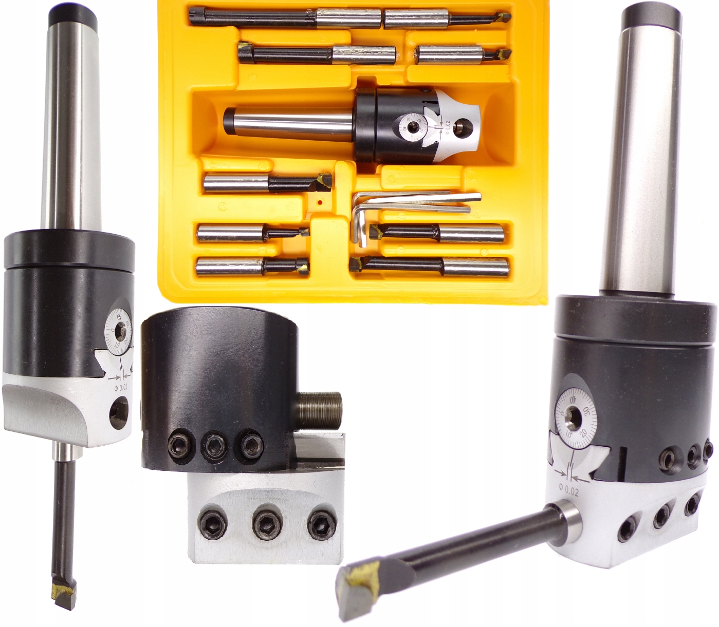 Wytaczadło 50mm MK3 MT3 Fi 50 9 Noży Fi 12mm Stożek Morsa 3