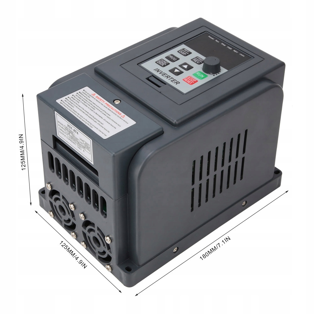 FALOWNIK 1-FAZ NA 3-FAZ PRZETWORNICA CZĘSTOTLIWO Maksymalna moc 3 kW