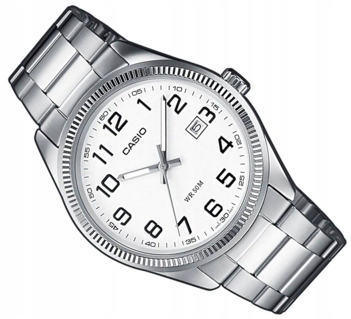 Klasické Pánské Vodotěsné Hodinky Casio MTP-1302PD -7BVEF S Čitelnými Číslicemi