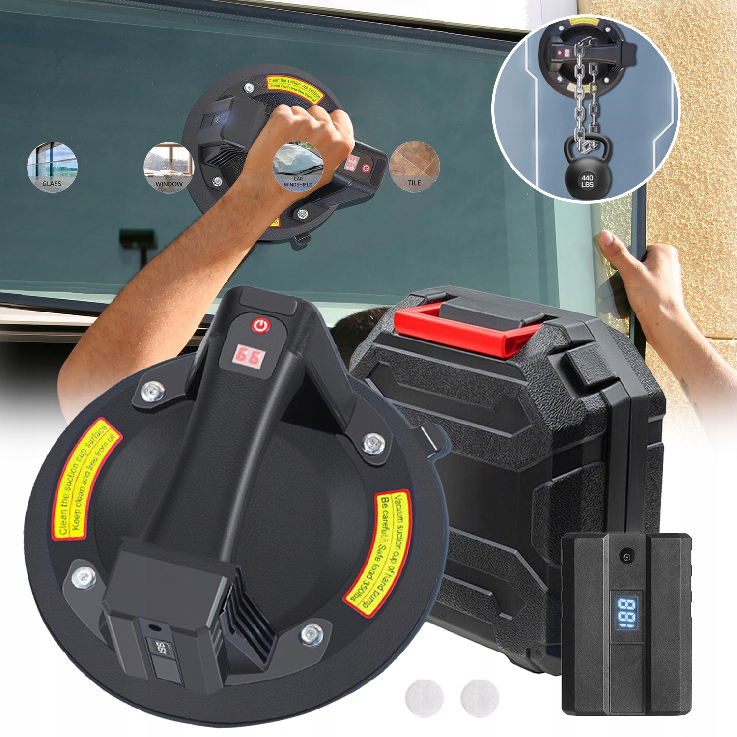 Přísavka Těžká Ruční Elektrická Zvedák Přísavky Na Sklo