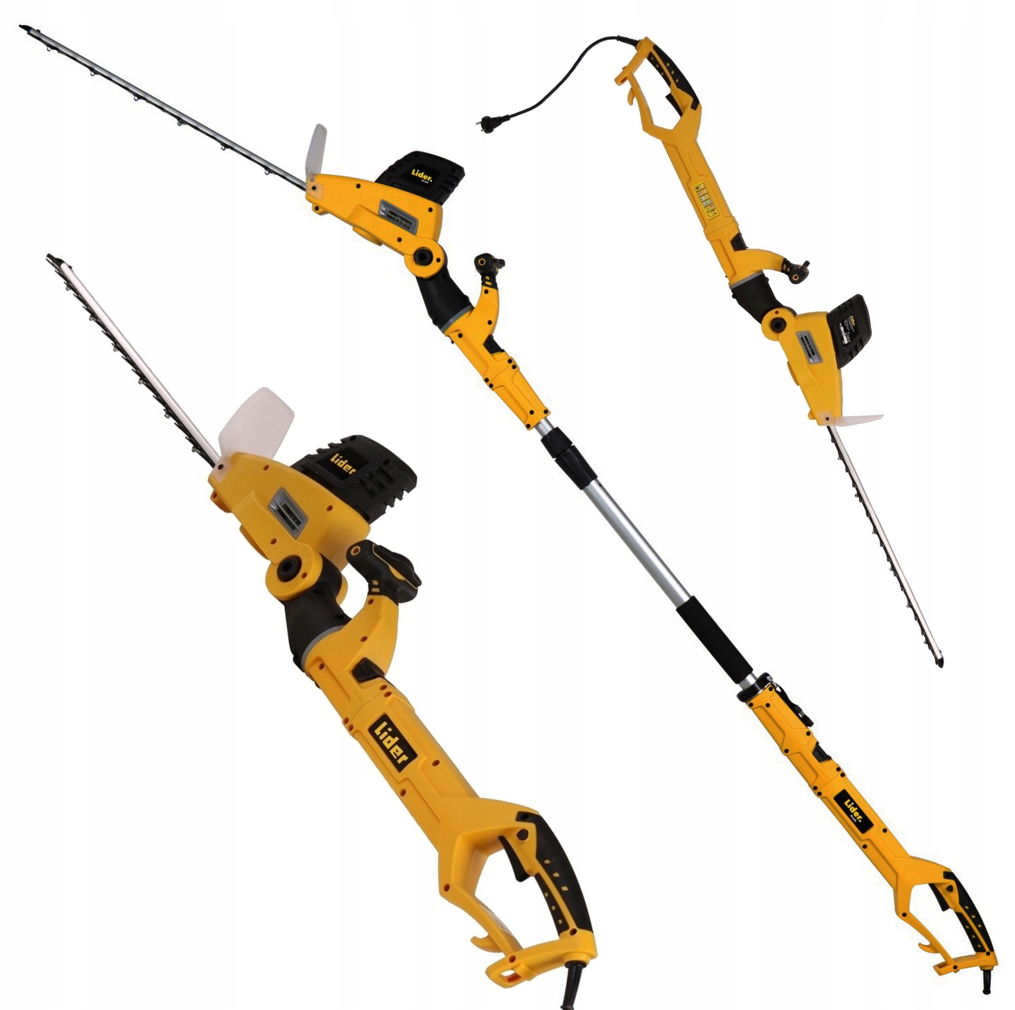 NOŻYCE 2w1 DO ŻYWOPŁOTU 720 W 51CM NA WYSIĘGNIKU LIDER FULL ZESTAW LUX EAN (GTIN) 6916541157032