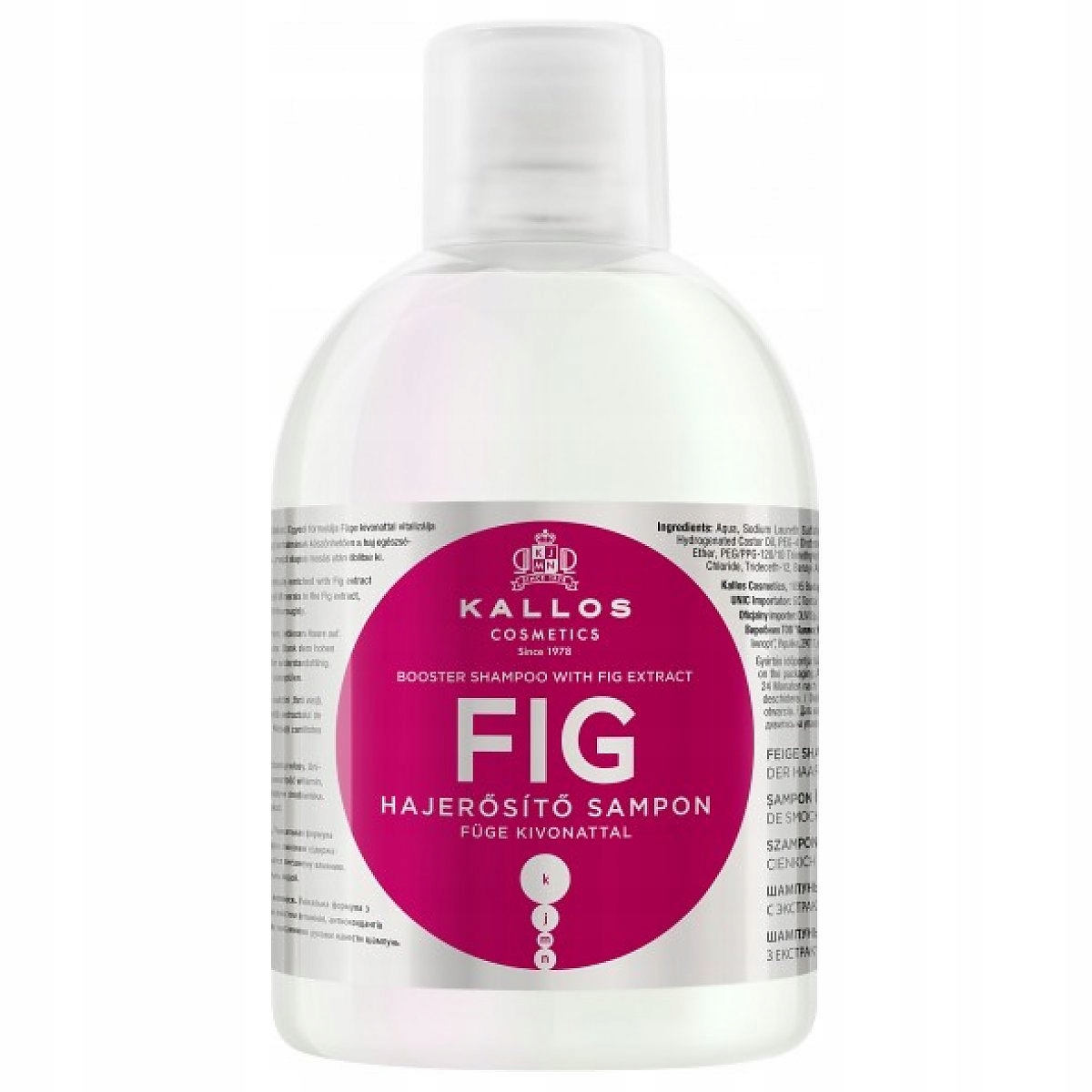 

Kallos Ekstrakt z Figi szampon do włosów 1000 ml