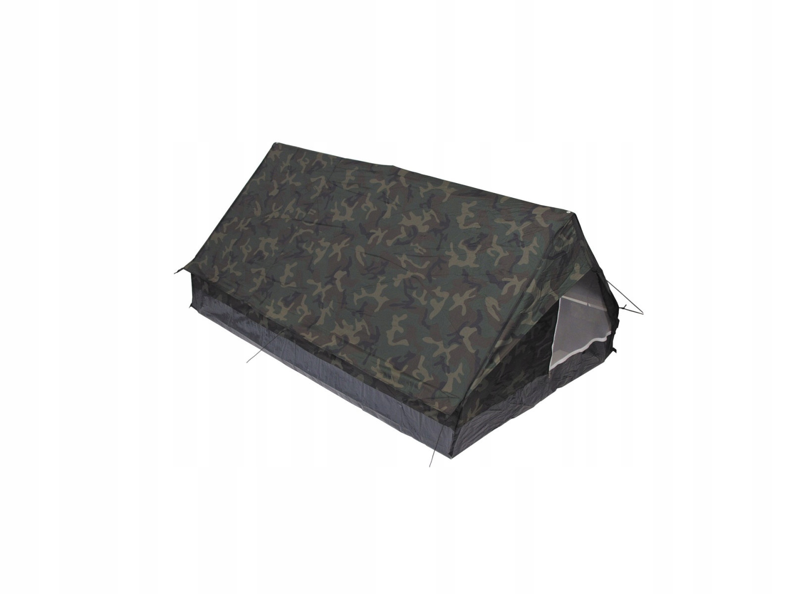 Lekki namiot 2-osobowy Mfh Woodland Moro z moskitierą i powłoką Pu