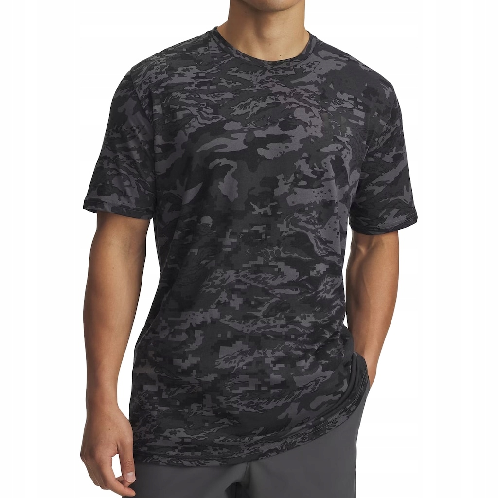 Tričko Under Armour Abc Camo Castlerock/Black L