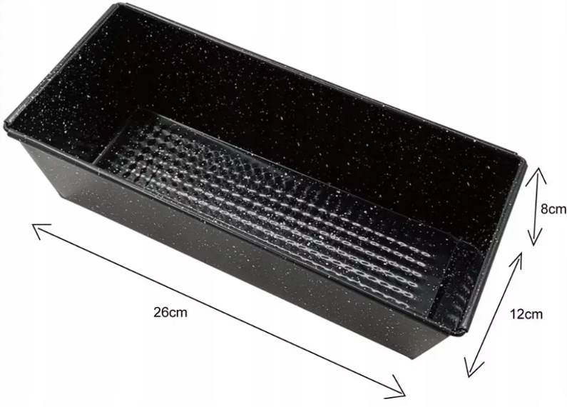 BLACHA DO PIECZENIA FORMA Keksówka 12 x 26 cm Rodzaj keksówka