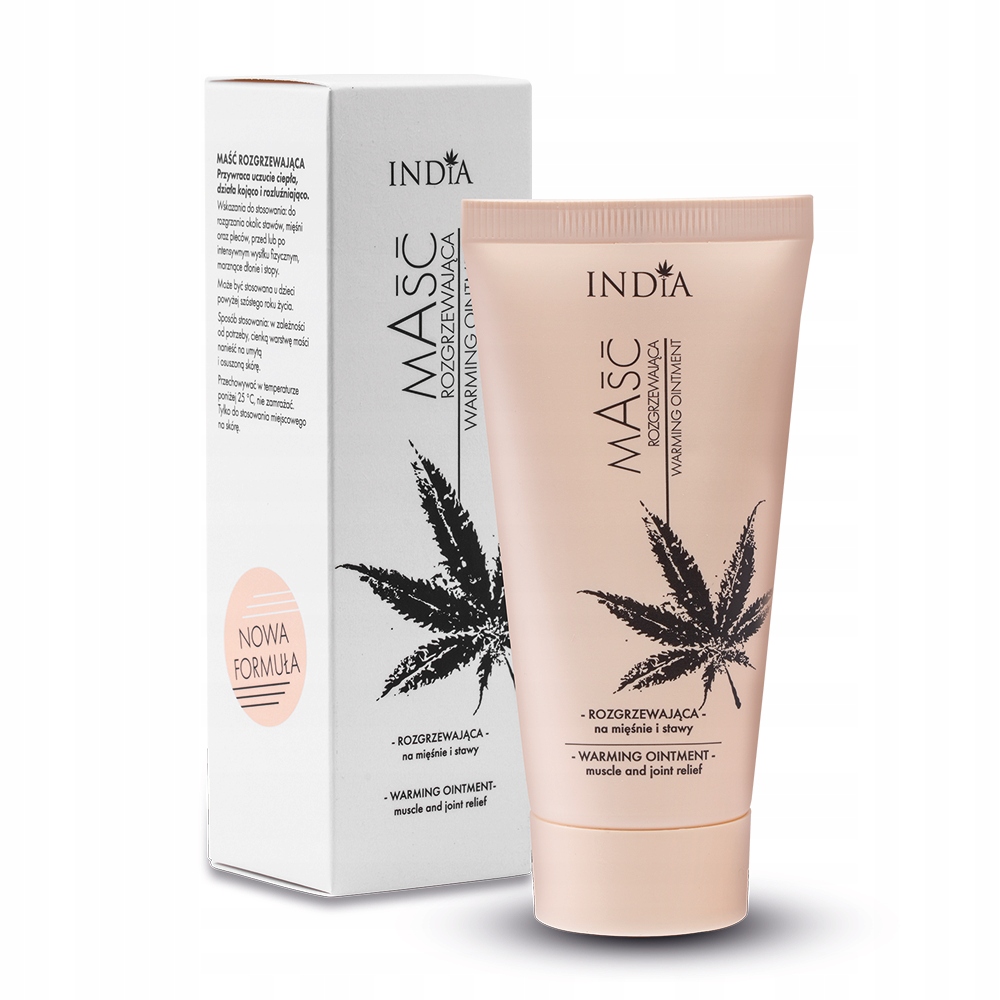 

India Maść Konopna Rozgrzewająca Mięśnie, Stawy