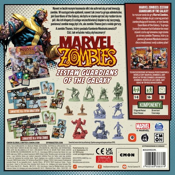 Portal Games Marvel Zombies: zestaw Guardians of Galaxy
