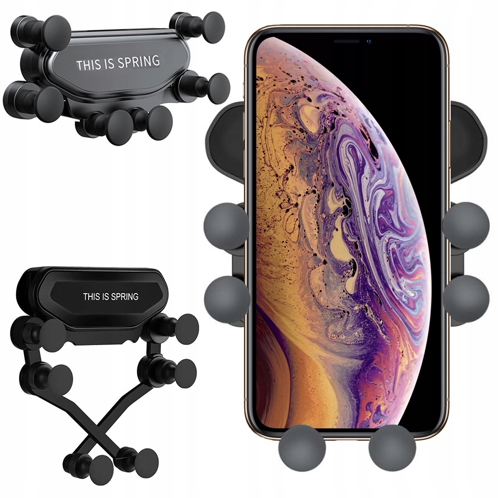 UCHWYT SAMOCHODOWY NA TELEFON GRAWITACYJNY UNIWERSALNY DO AUTA KRATKI