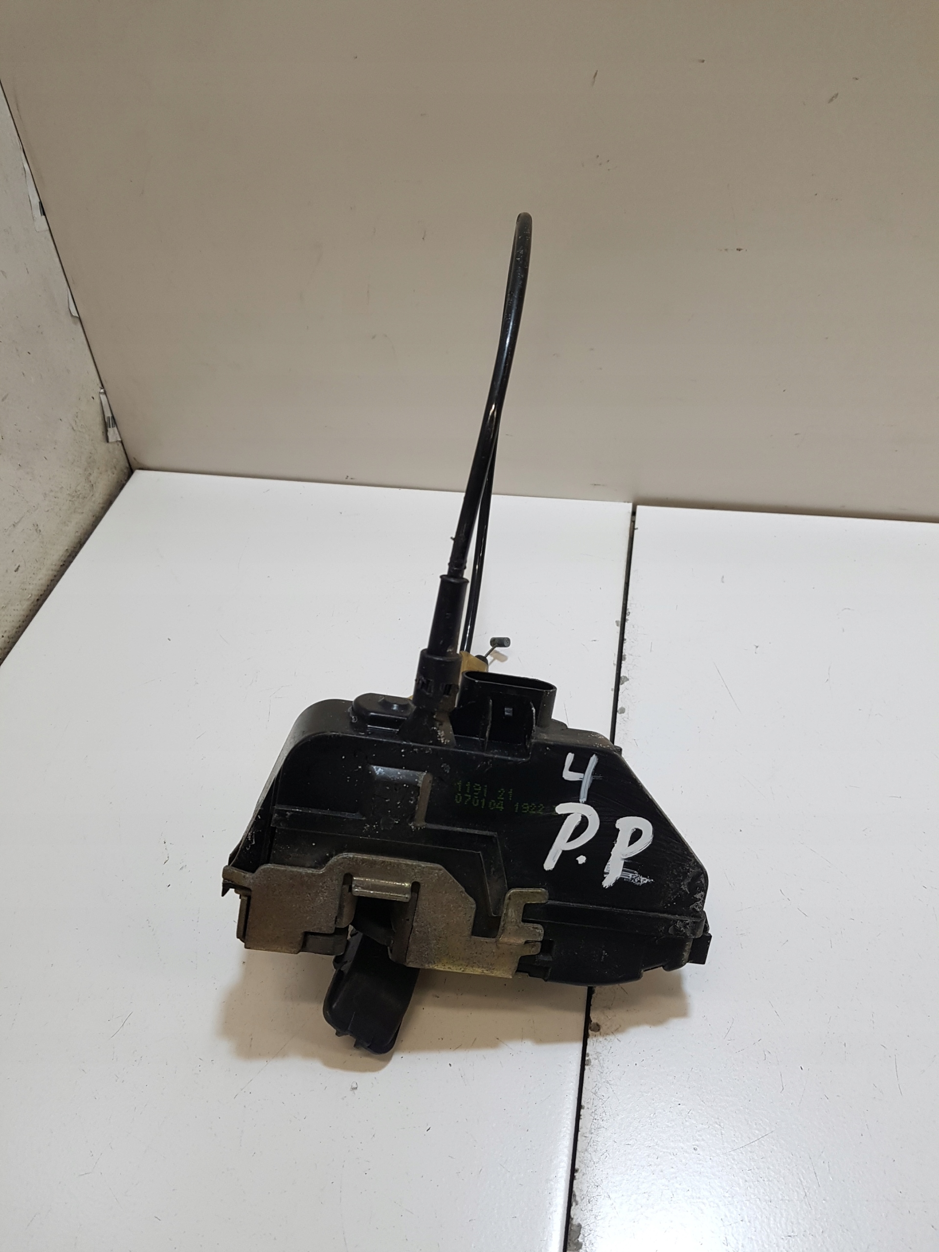 lock door right front RENAULT SCENIC 2 4 PIN