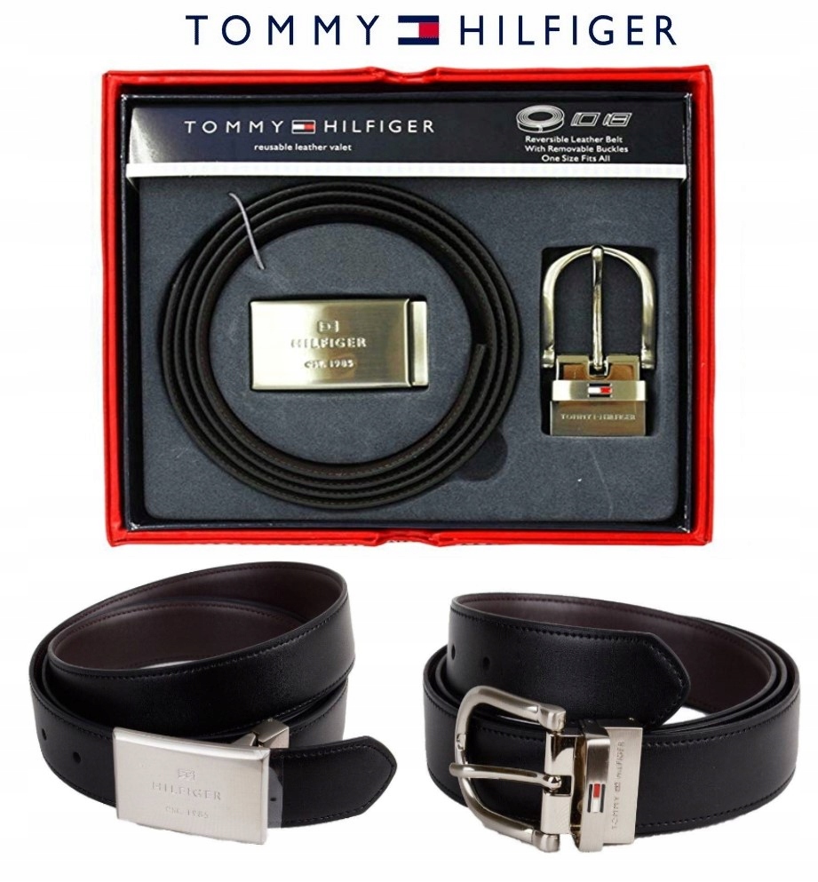 

Zestaw 4W1 Pasek Męski Tommy Hilfiger Gift Skóra