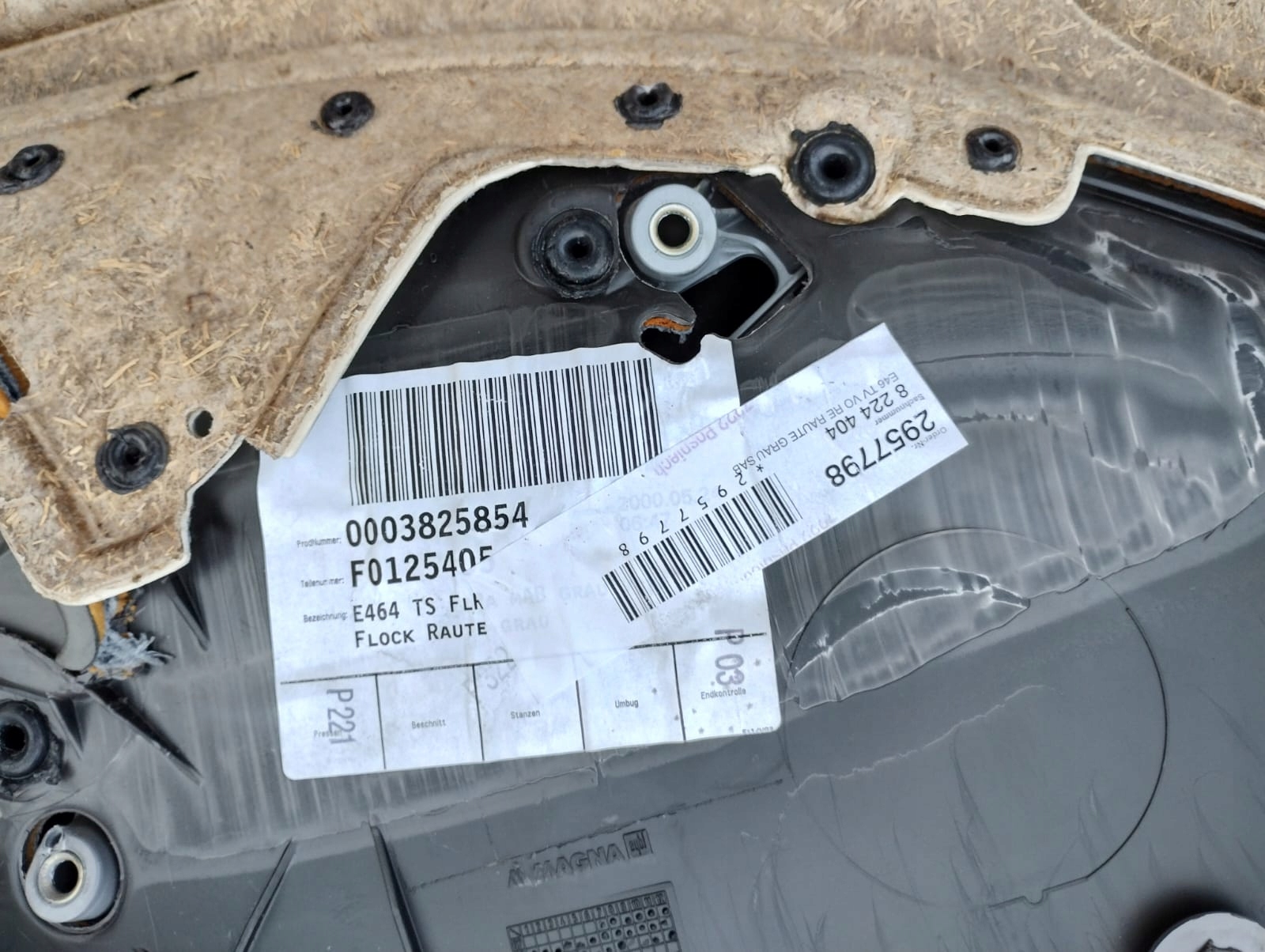 BMW E46 side upholstery left right rear part