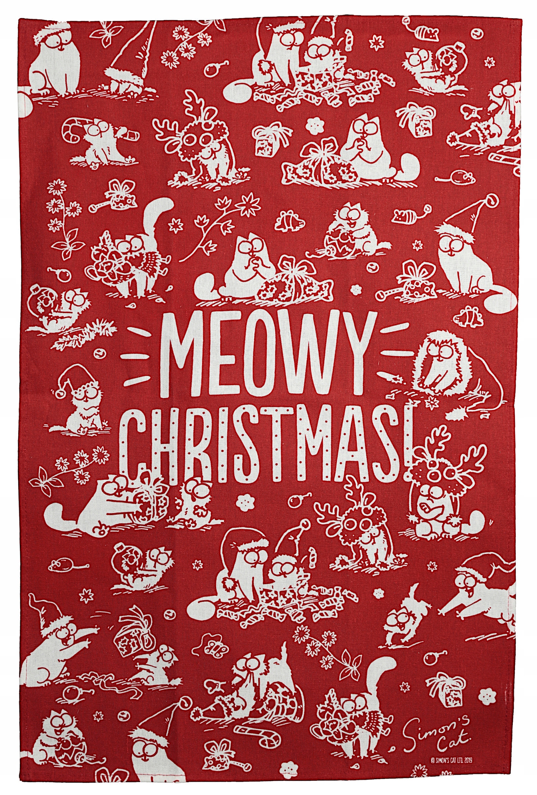 

Ścierka kuchenna Kot Simona Meowy Christmas!