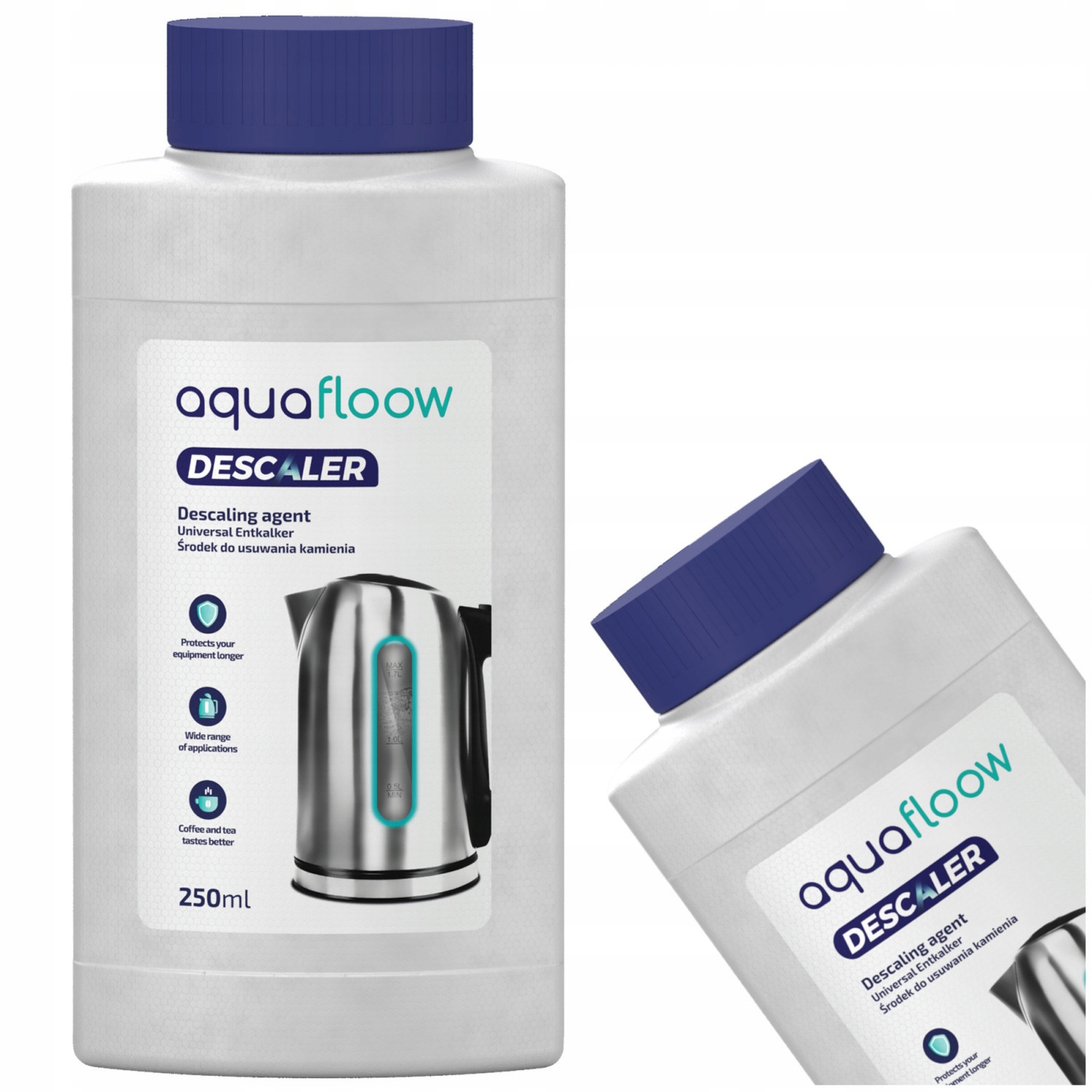 AquaFloow Descaler uniwersalny odkamieniacz do ekspresu i czajnika 0,25l