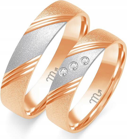 Zlatý snubní prsten s gravírováním svatba 14K 585 vel. 20 21 22, exkluzivní kolekce