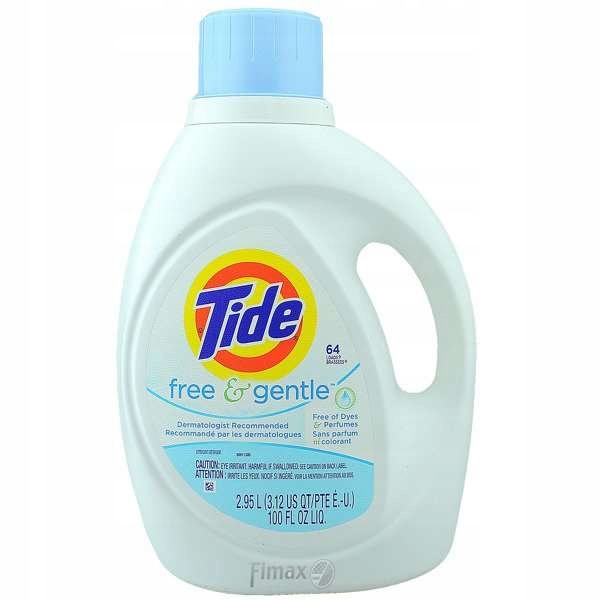 Levně Tide Free Gentle 2,95 l 64 praní Univerzální gel