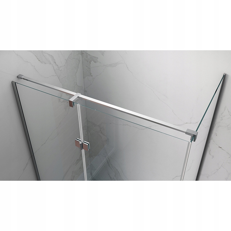 KABINA PRYSZNICOWA PROSTOKĄTNA KZ03B CHROM 110x90 CM Szerokość 110 cm