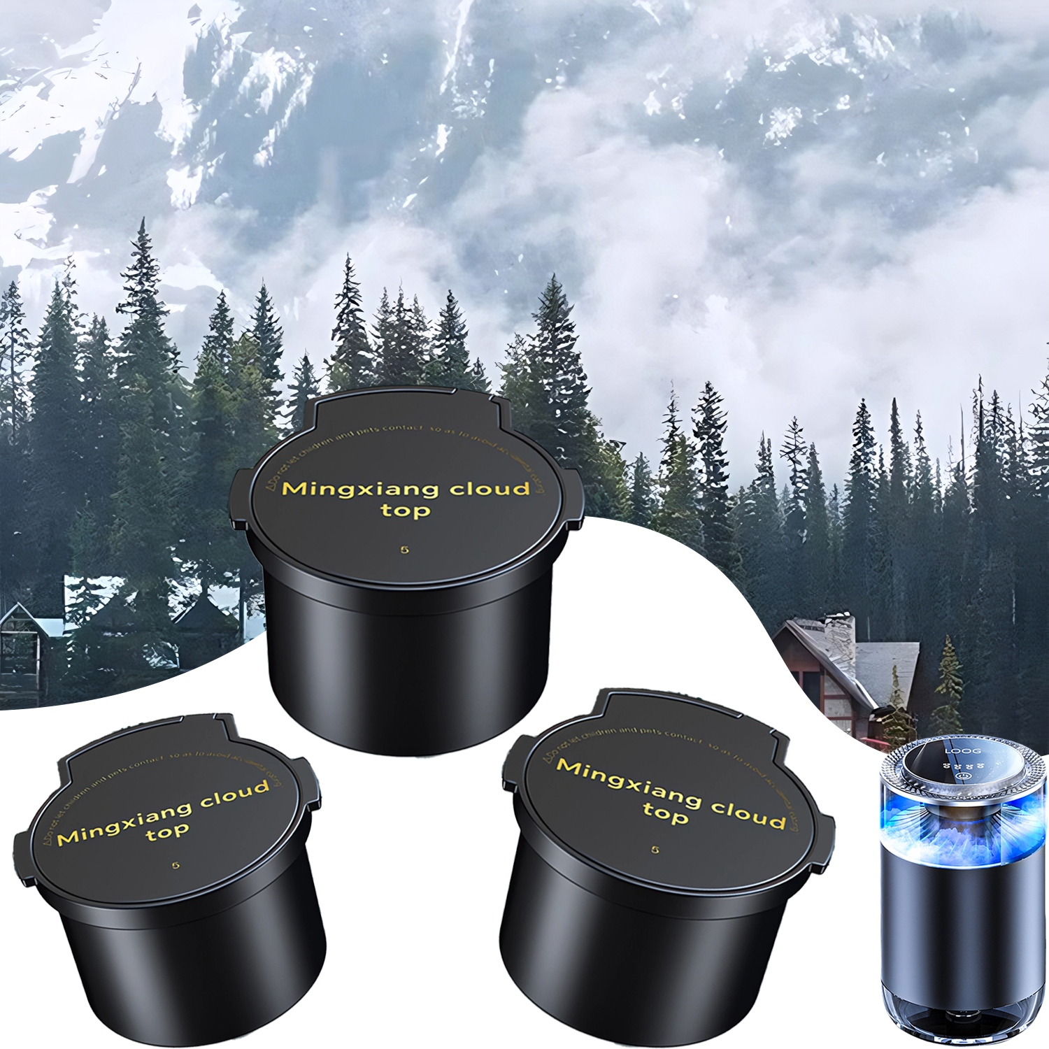 ZESTAW OLEJKÓW ETERYCZNYCH DO PERFUM SAMOCHODOWYCH SMART CAR 3 SZT.