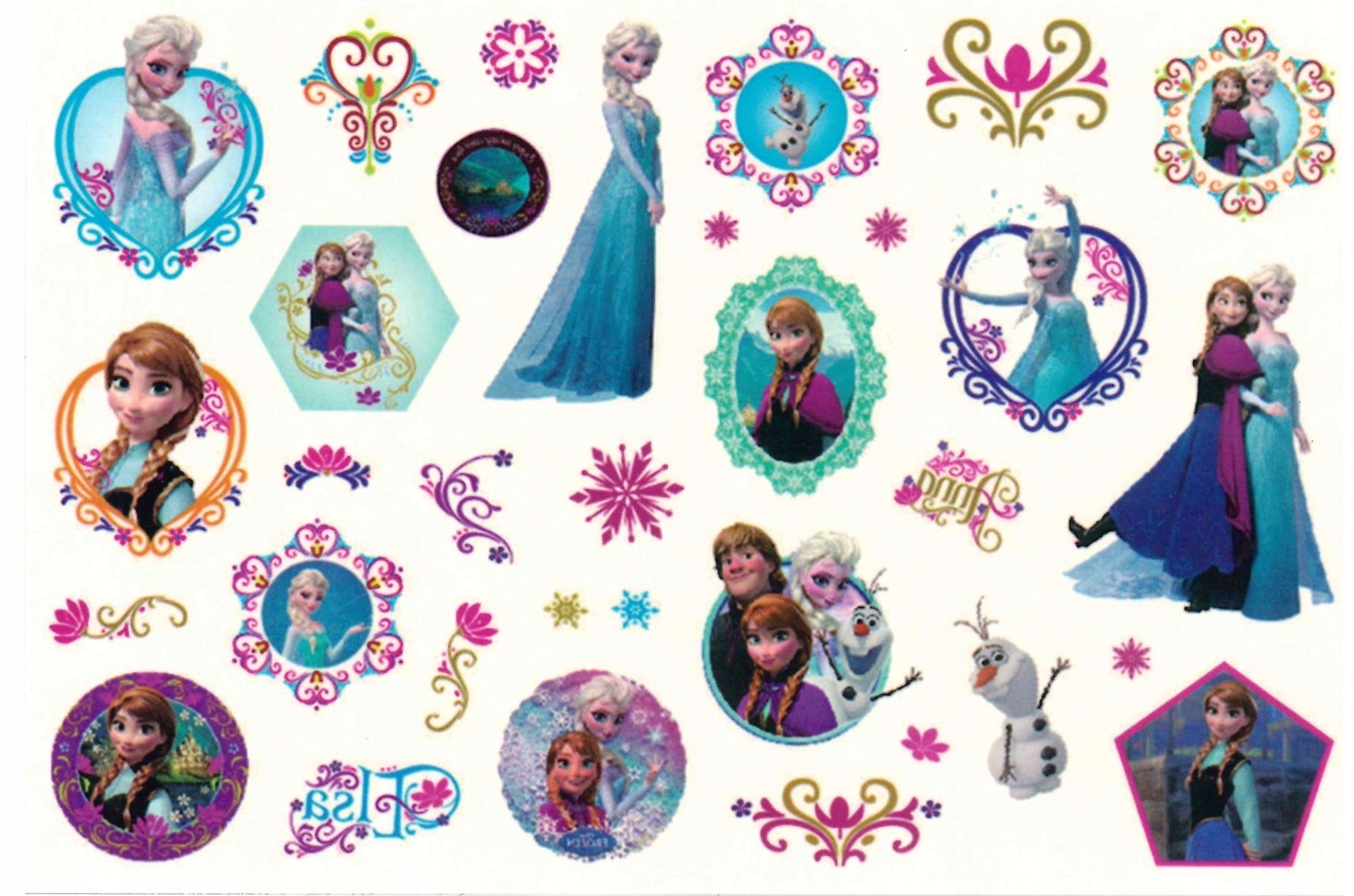 

Tatuaż zmywalny dla dzieci Elsa Anna CG069