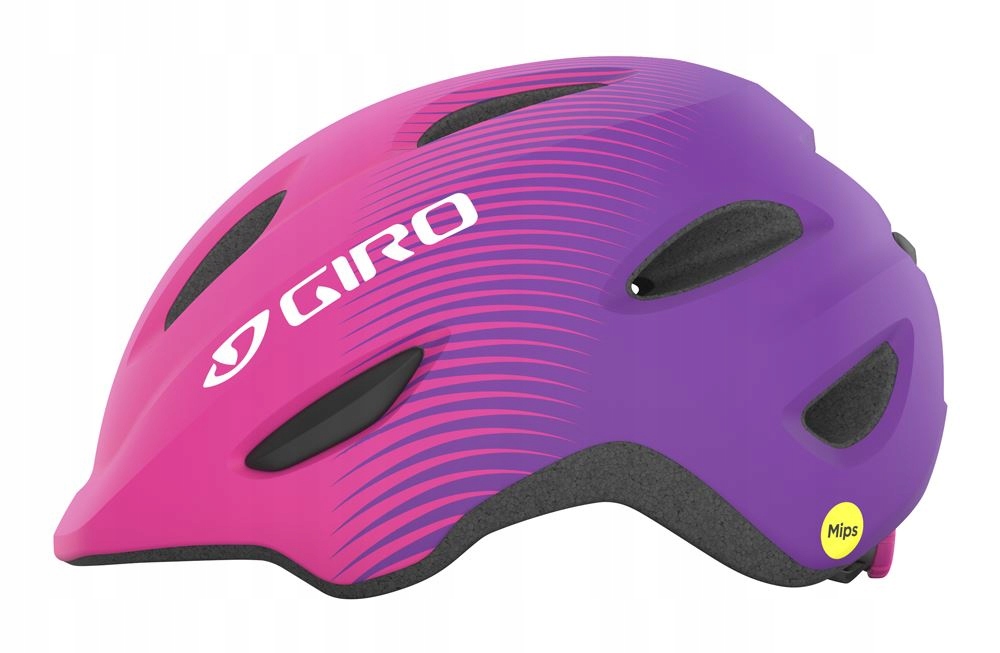Kask dziecięcy Giro Scamp Mips matte pink purple fade Xs 45-49cm
