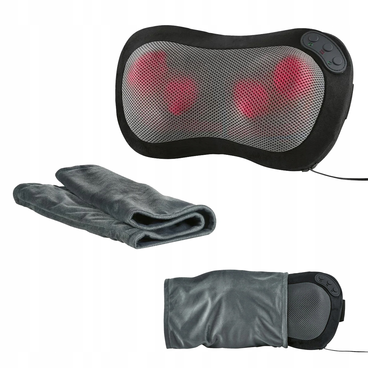 Silvercrest Poduszka masująca do masażu karku Shiatsu, 14,4 W