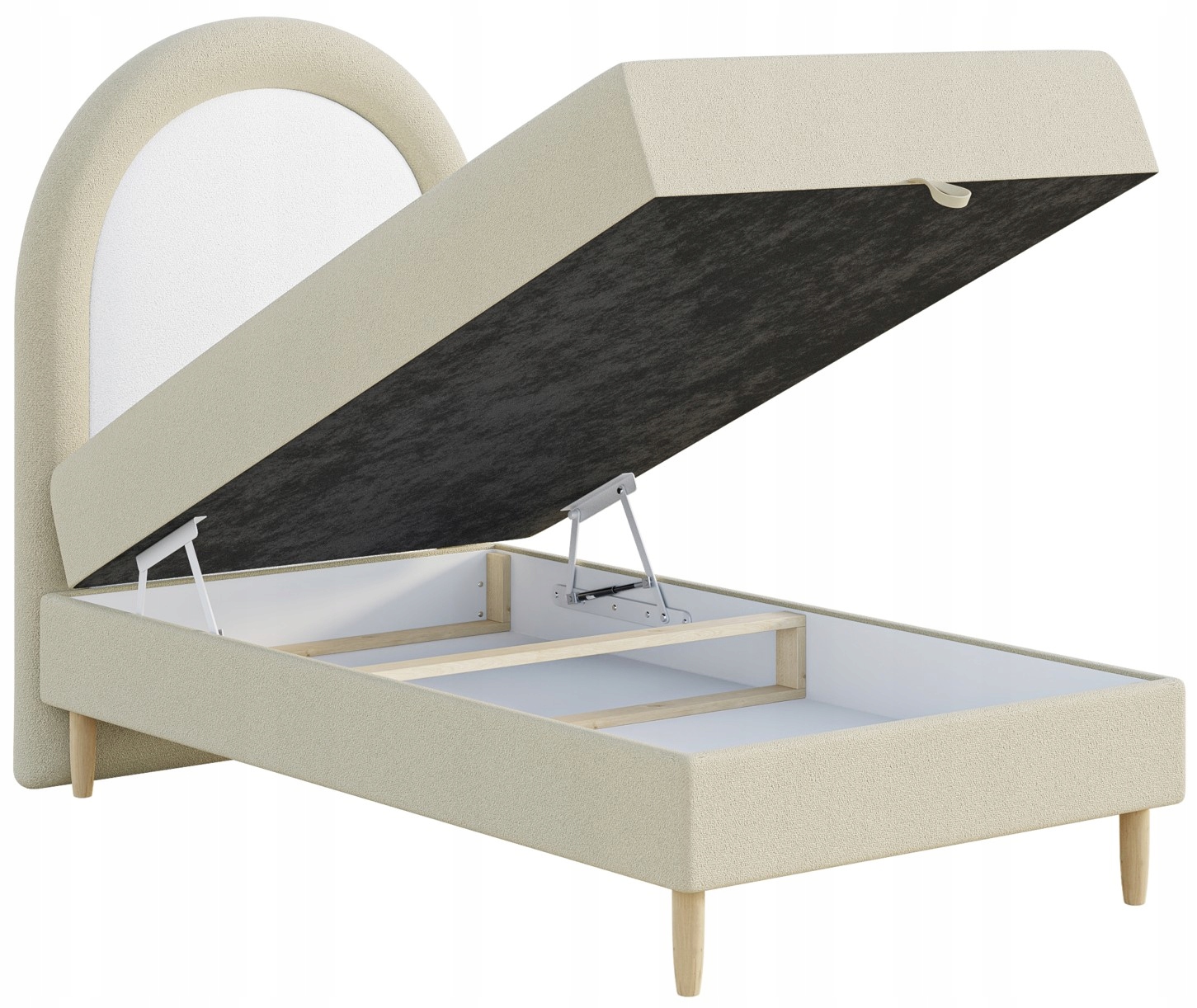 Łóżko dziecięce 90x160 BALU Standard bonell Typ łóżko pojedyncze