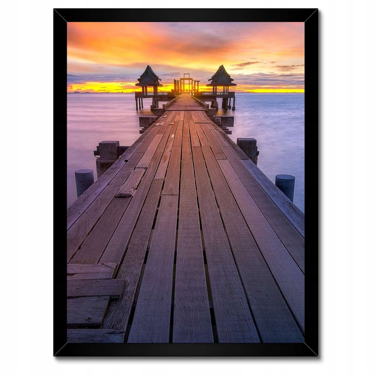 Plakáty v rámu 30x40 Most při západu slunce