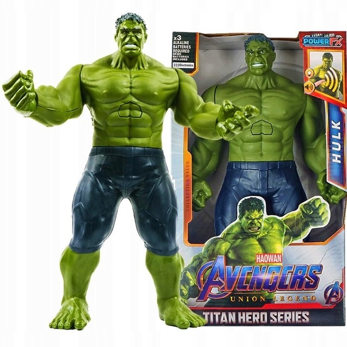 

Hulk Duża Figurka 30CM Dźwięk Światło Interaktywna