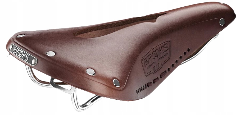 Skórzane siodło Brooks B17 Carved siodełko naturalna skóra 175x275mm