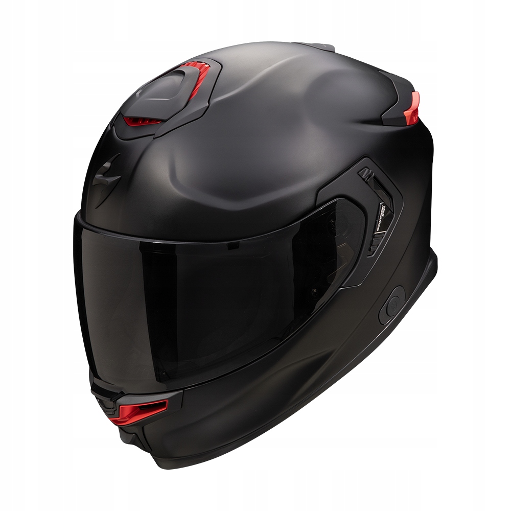 Prilba Scorpion Exo-Gt Sp Air Solid Matt Black-Red veľ.XL