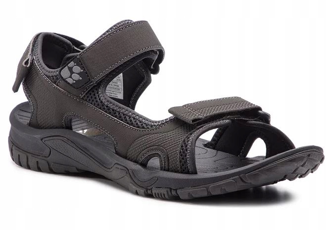 JACK WOLFSKIN MĘSKIE SZARE SANDAŁY CASUAL 42 1ŻEJ